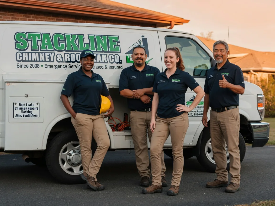 Chimney flashing repair company in Lee, IL